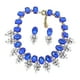 thumbnail image 5 of Conjunto de collar y pendientes para boda, joyería nupcial, aleación, acrílico, accesorios de vestir Azul, 5 of 9