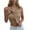 Khaki, variant on AherBiu Womens Tank Tops with Built in Bra Ribbled Stretch Yoga Top Camisole Basic Layer Shirts Blouse
