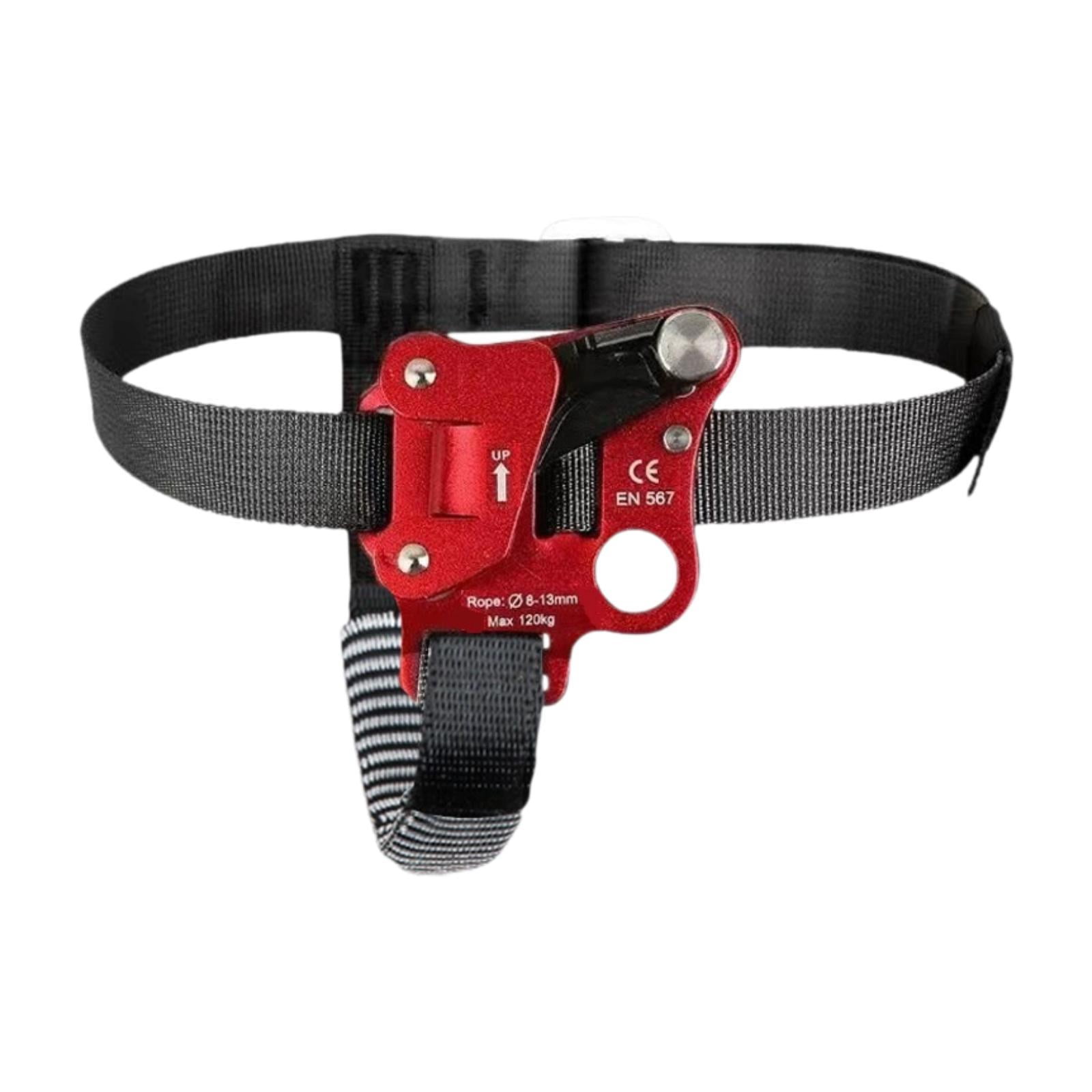 Foot Ascender Rappelling Gear Equipment Compact Aluminum Alloy for Outdoor Climbing Caving Work Engineering Protection