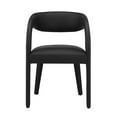 thumbnail image 5 of Modway Pinnacle Vegan Leather Dining Chair Set of Two in Black, 5 of 10