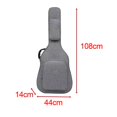 thumbnail image 3 of Bolso ajustable para guitarra acústica Toystoory estilo mochila Gris 44x14x108cm, 3 of 6