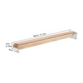 thumbnail image 2 of Homoyoyo 2Pcs Dresser Track Replacement Light Yellow Metal Smooth Sliding For Homeowners, 2 of 8