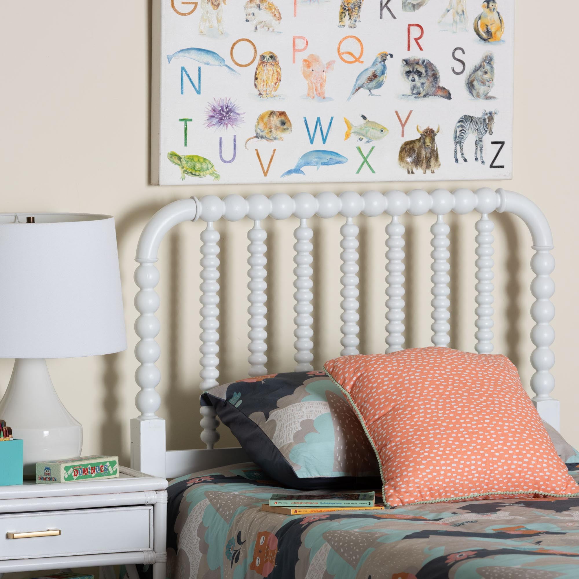 Baxton Studio Finley Traditional Headboard, Twin, White