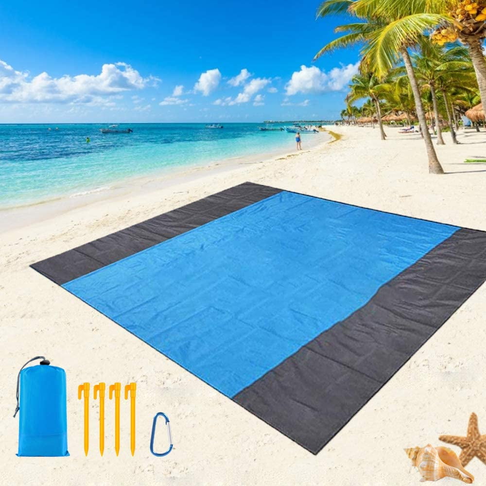 Fashion Beach Blanket, Oversize 78" x 82" for 47 Adult Waterproof