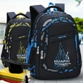 thumbnail image 1 of Lightweight School Bag with Simple Flame Pattern Letter Graphics - Large Capacity Backpack, 1 of 5