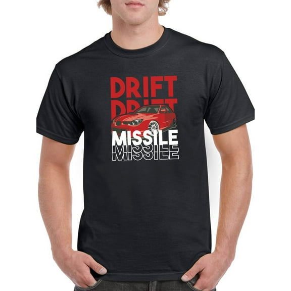 Drift Red Sport Car T-Shirt Men -GoatDeals Designs, Male x-Large