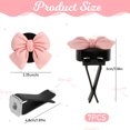 thumbnail image 3 of 7pcs Bow Car Air Virgador Ventilación Clip Amoradores Automóviles Difusor para Mujeres Niña Rosa, 3 of 3