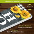 thumbnail image 5 of Briarwood Lane Farmhouse Flowers Pine Reversible Porch Leaner, 5 of 5