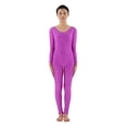 thumbnail image 2 of Traje de spandex de las mujeres BLESIY Gimnasio Deportivo Transpirable Morado m, 2 of 6