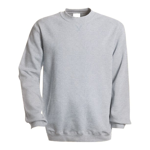 Kariban - Sudadera básica cuello redondo Modelo Plain hombre caballero (Gris Oxford)