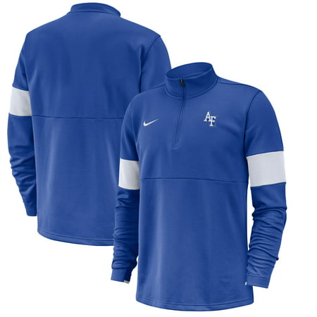 Air Force Falcons Nike 2019 Coaches Sideline Performance Half-Zip Pullover Jacket -