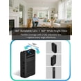 thumbnail image 2 of Mini Security Camera,Wireless Micro Camera with 180°Rotating Lens, Free 1-Year Cloud Storage, 4K WiFi Wireless Surveillance,Motion Detection,Auto Night Vision for Family Monitoring Access Control, 2 of 7