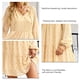 thumbnail image 3 of Vestido largo informal para mujer Nikou con escote en V y Manga larga, 3 of 7