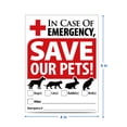 thumbnail image 4 of Jeffers Emergency Pet Rescue Sticker, 4"x 6"– Weather Resistant Vinyl Decal for Home, Apartment, RV, Camper, Doors & Windows – Fire Safety Alert Sign for Dog, Cat, Rabbit, Birds & Other Animals, 4 of 4