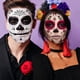 thumbnail image 3 of 20 Hojas de Tatuajes de Calaveras de Azúcar con Rostros de Día de los Muertos, 3 of 6