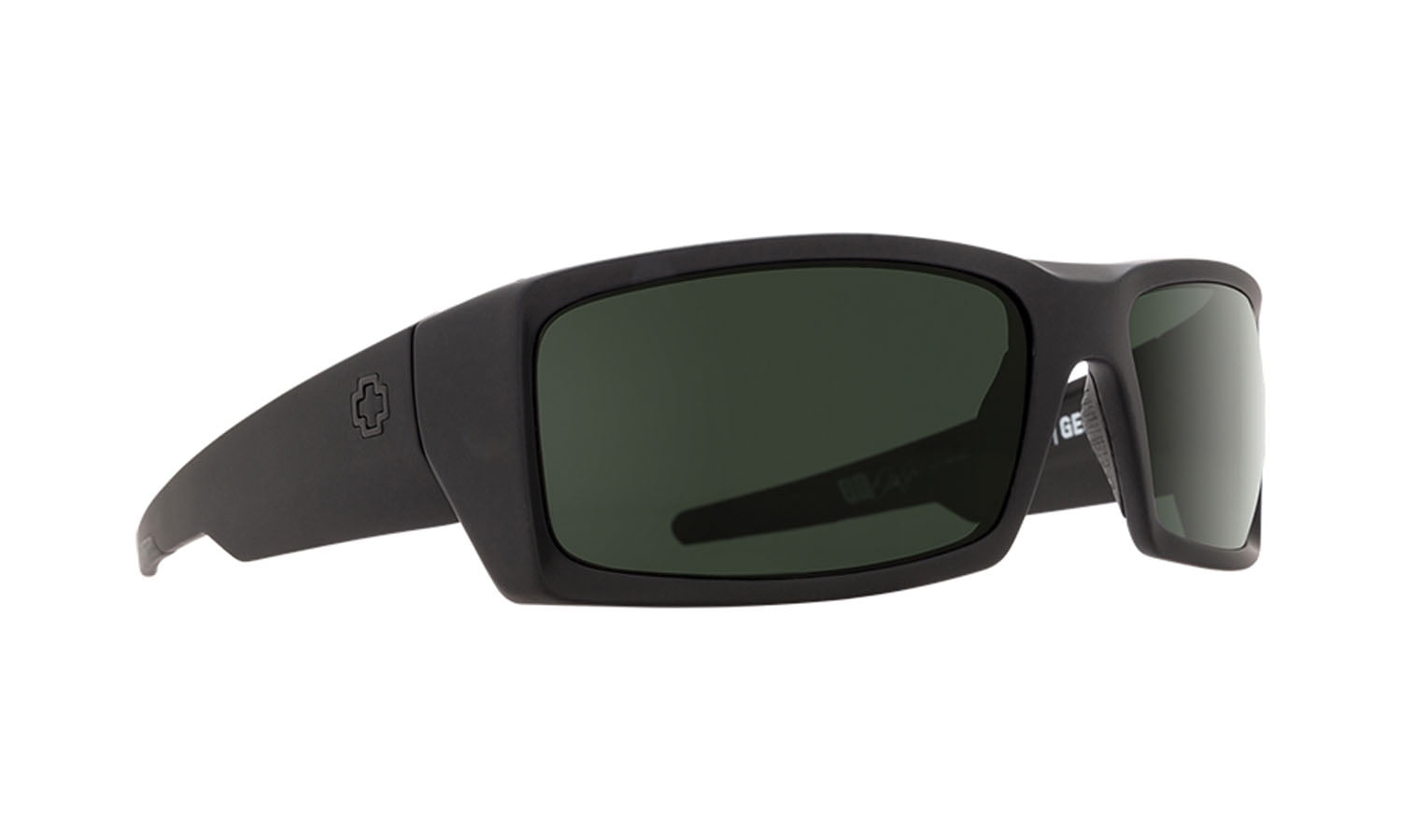 1.5 mm Matte Black Ansi/Happy Gray/Green Spy Optic Rover Square Sunglasses 