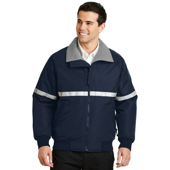 Port Authority J754R Challenger Jacket with Reflective Taping, Mens Fleece Jackets