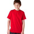 thumbnail image 2 of Hanes Beefy-T Boy`s T-Shirt, M, White, 2 of 3