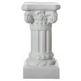 thumbnail image 2 of Decorative Modern Fiberglass White Plinth Roman Style Column Ionic Pedestal Vase Stand for Wedding, Living Room, or, 2 of 10