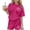 Hot Pink, variant on BXSRUTA Girls Kids Summer Outfit Round Neck Short Sleeve T-Shirt and Shorts 2 Piece Set Casual Soft Breathable Athletic Wear for Children