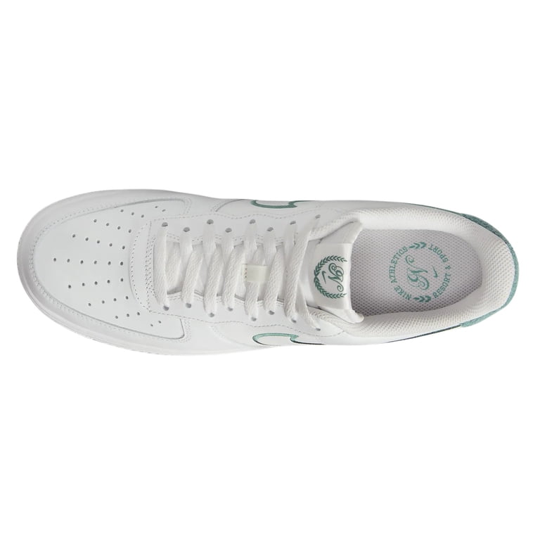 13 MEN\'S NIKE AIR FORCE ONE AF1 LOW 1 07 LV8 WHITE GREEN FN8349-100 SNEAKERS Nike Air Force 1 07 LV8 Summit White Bicoastal Green  main image 3