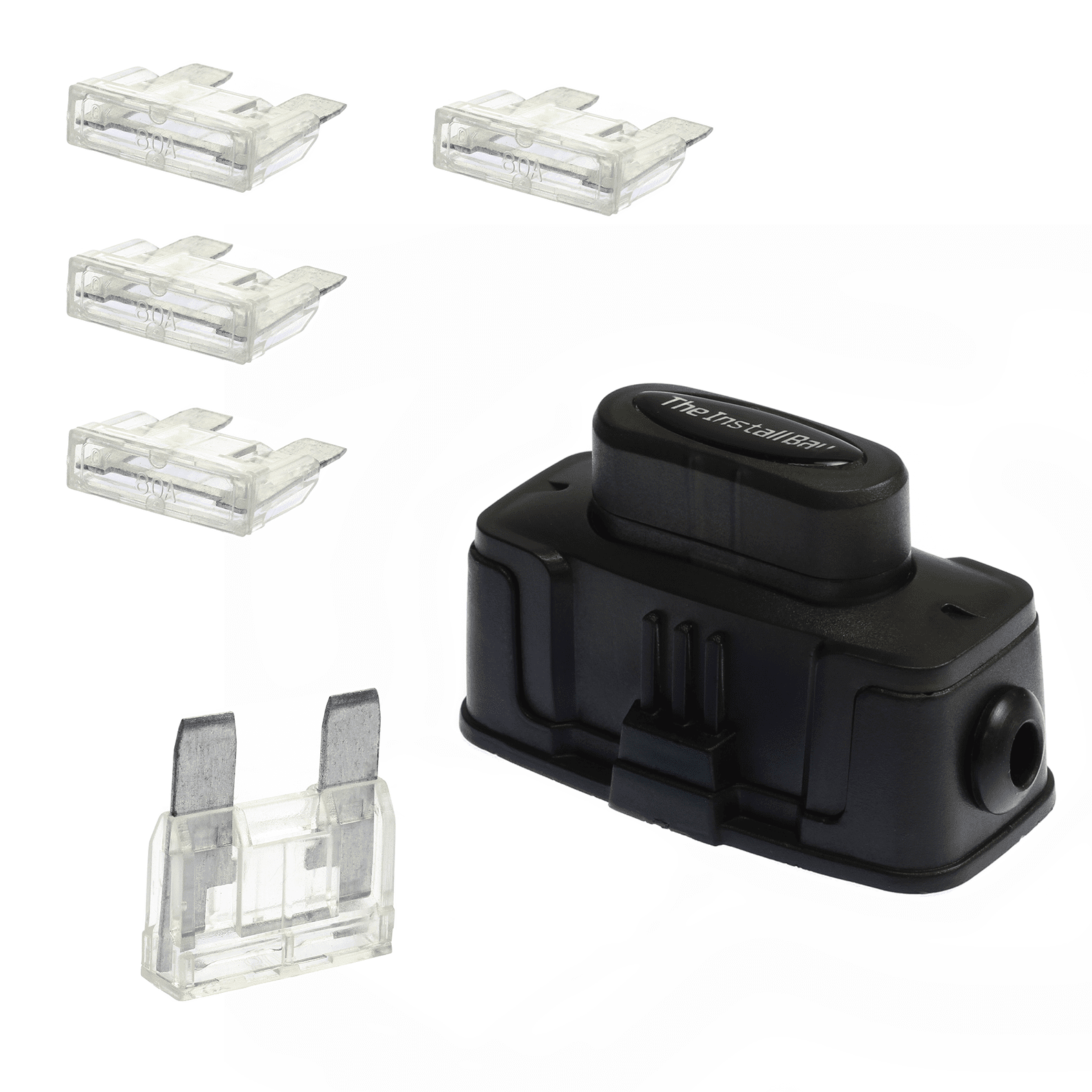 1 Pack VOODOO 8 Gauge Maxi Inline Fuse Holder Fuseholder with Cover and