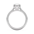 thumbnail image 3 of Earth Jewel Classic 1.92 Ct Round Cut Lab Created Diamond Ring - 14K White Gold Plated Engagement Ring for Women - Gorgeous Jewelry for Proposal- Ideal Gift for Birthdays or Special Celebrations, 3 of 3