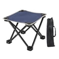 thumbnail image 3 of Taburete reclinable para acampar, reposapiés ligero y práctico, otomano portátil Azul, 3 of 9