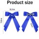 thumbnail image 2 of Royal Blue Hair Bow Clips for Women and Girls with Long Tail Satin Ribbon and Alligator Clip, 2 of 4
