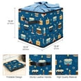 thumbnail image 3 of Hanukkah Foldable Storage Box with Handle, 10.8"x10.5"x10.6", Large Capacity - Storage Bins, Storage Basket, Storage Cubes, 3 of 6