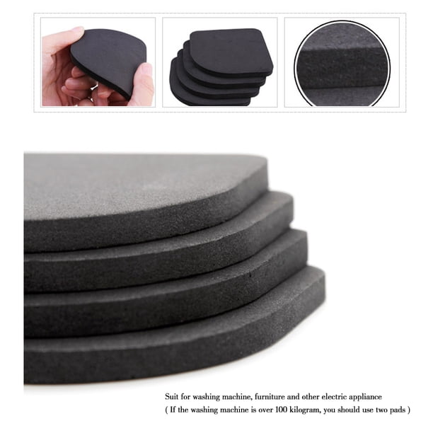 Almohadillas de choque para lavadora de alta calidad, alfombrillas antideslizantes, almohadilla antivibración para refrigerador, 4 unids/set de calidad