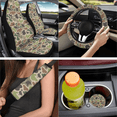 thumbnail image 7 of HUIACONG Camo Duck Car Interior Accessory Kit, with Key Holder Front Back Seat Covers Key Ring Steering Wheel Cover Wrist Keychain, 7 of 7