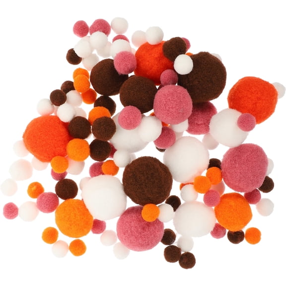 UPOUART Assorted Color Polyester Pom Poms for Crafts, Projects, Decorations, and Handmade Art Supplies