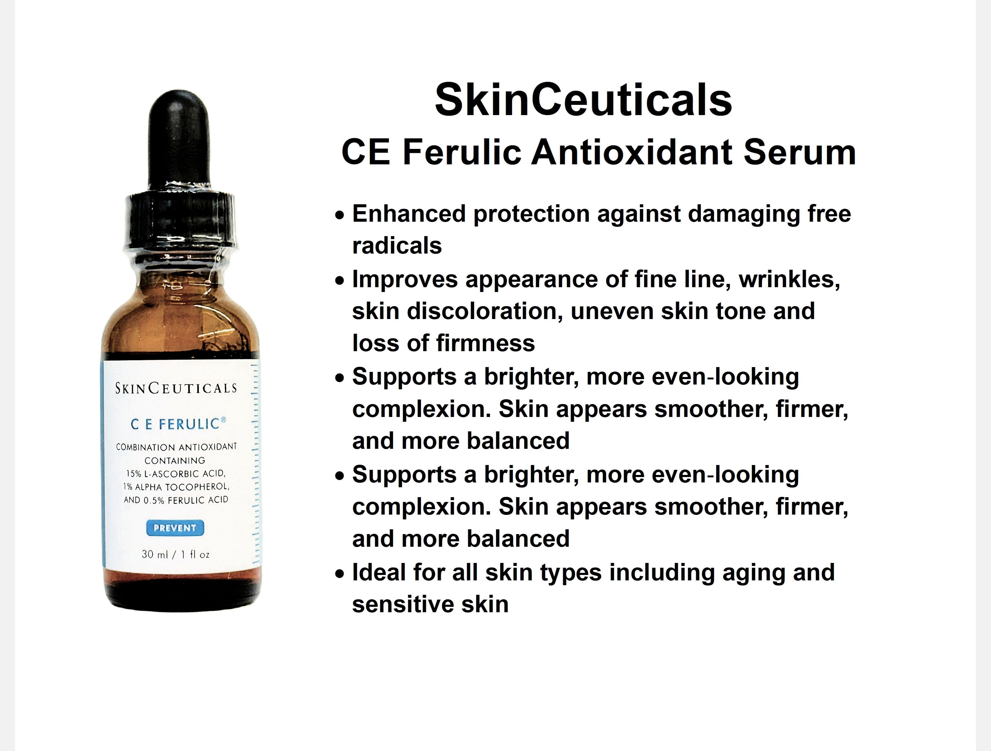 SkinCeuticals C E Ferulic Vitamin C High Potency Triple Antioxidant Treatment 1oz