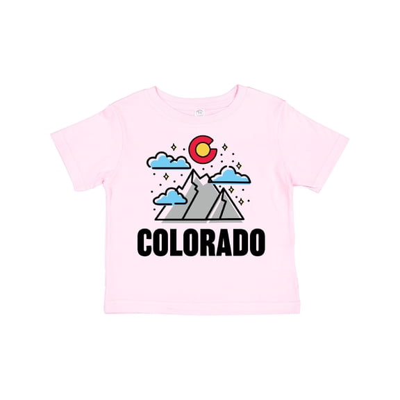 Inktastic Colorado Mountains and Clouds Boys or Girls Toddler T-Shirt