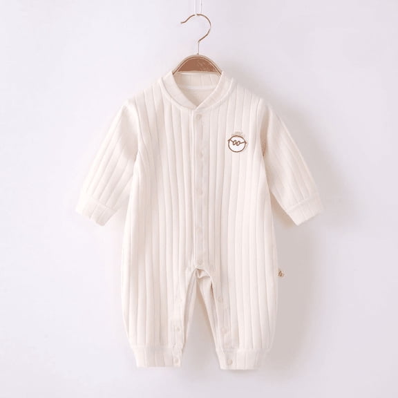 Yidarton Newborn Jumpsuit Autumn And Winter Baby Clothes Boneless Newborn Baby Clothes Infant Clothes Yellow