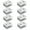 40 to 12mm, variant on 8Pcs Square Glass Clamps Aluminum Alloys Shelf Clip Frameless Glass Shelf Bracket Holder Heavy Duty Glass Clamps Clip