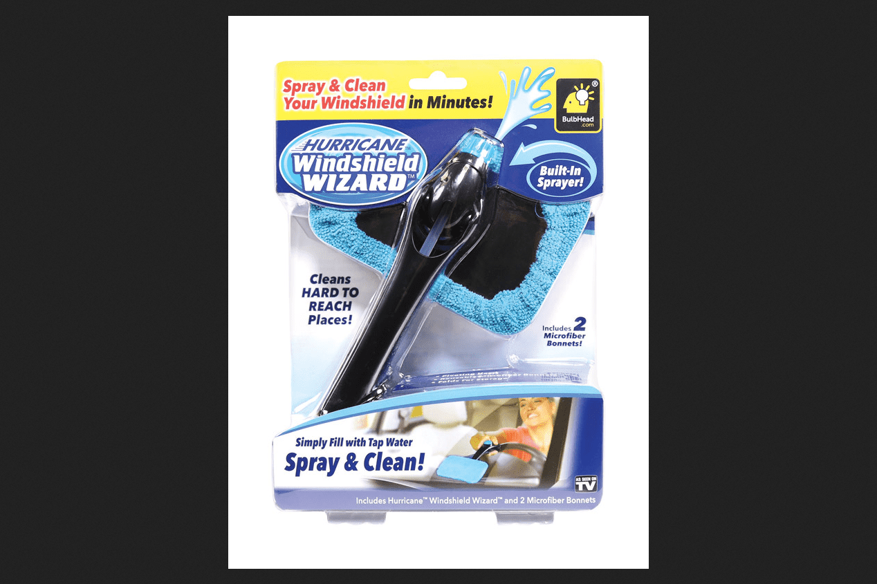 Hurricane Windshield Wizard As Seen On TV Microfiber Reach and Clean