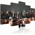 thumbnail image 4 of LAMIRO 5 Pcs Canvas Wall Art Decor Picture Simple Fashion Decorative Painting Wall Painting New York Picture Wall Decor for Living Room Bedroom Home Office Decoration (Black), 4 of 7