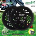 thumbnail image 4 of 8"-80T, 2pcs-Set. 1" Arbor with Washer Adapter 7/8"-20mm-5/8", Brush Cutter Blade, Trimmer Weed Blade. Suitable for Husqvarna, Makita Brush Cutter, 4 of 6