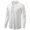 White, variant on Men's Shirts Fashion Solid Color Standing Collar Half Strap Long Sleeve Casual Tops for Men