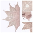 thumbnail image 5 of Unique Bargains Set of 6 Washable Farmhouse Leaf Shape Placemats Indoor Rose Gold, 5 of 6