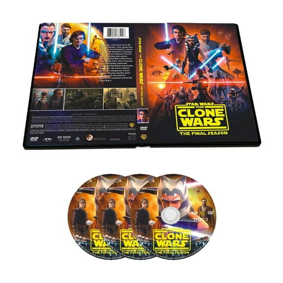 StarWars: The Clone Wars The Complete Final Season 7 (DVD 3-Disc Box Set) New Movie