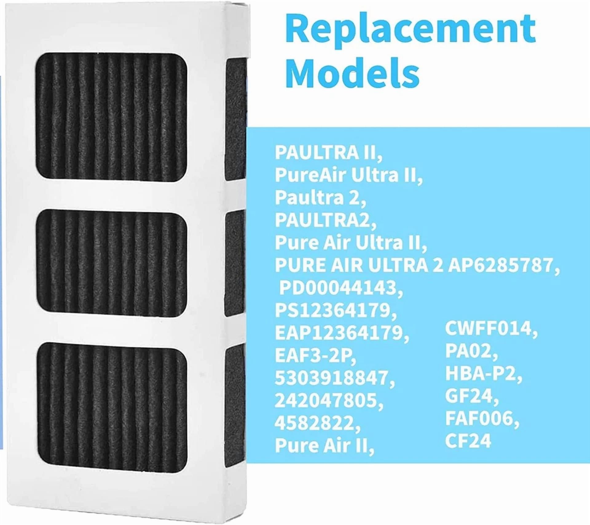 CIRCLE- 6X Replacement Refrigerator Air Filter For Frigidaire Paultra2 Pureair Ultra Ii