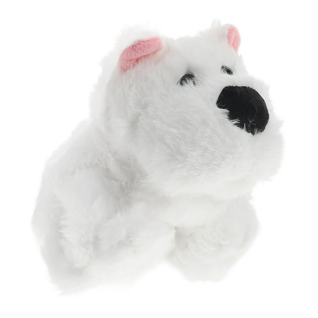 Adorable pulsera de peluche con forma de cachorro para niños.