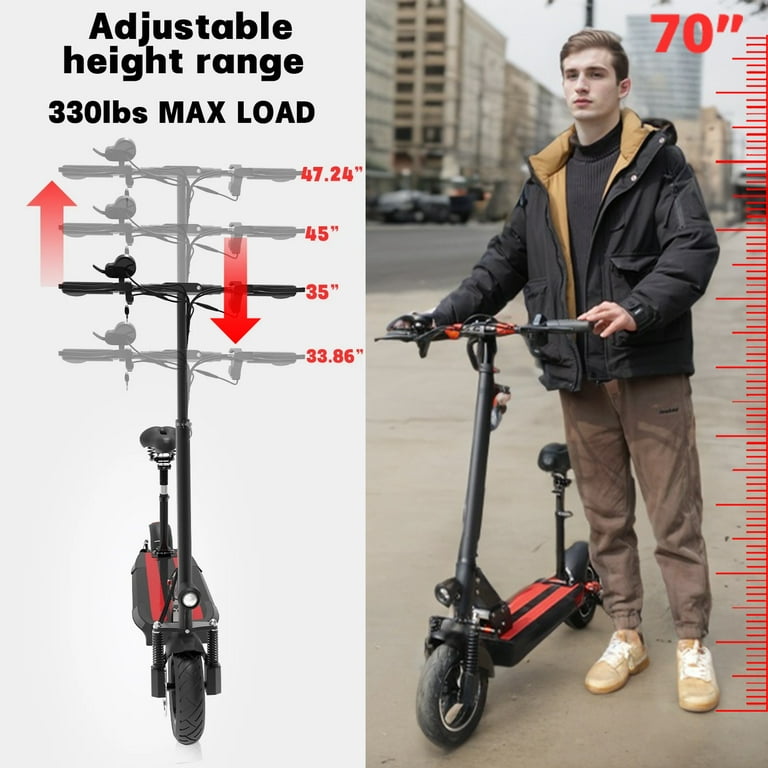 Mebike M8 Electric Scooter with Seat for Adults,35 MPH MAX Speed