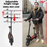 Mebike M8 Electric Scooter with Seat for Adults,35 MPH MAX Speed ,1200W Motor Foldable Escooter, 10 inch Street Tire,UL2272