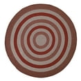 thumbnail image 1 of Better Trends Tapis Utilitaire Réversible Newport Braid, 100 % Polypropylène, 96 Pouces Rond, Rouge Grange, 1 of 3