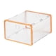 thumbnail image 3 of Caja de almacenamiento de zapatos, contenedor transparente, organizador de zapatos, multifunción, apertura lateral. amarillo, 3 of 9