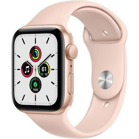 Pre-Owned Apple Watch Series SE 44MM Rose Gold - Aluminum Case - Pink Sand Sport Band